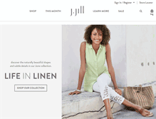 Tablet Screenshot of jjill.com